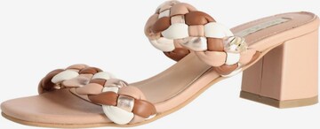 MEXX Mules in Beige: front