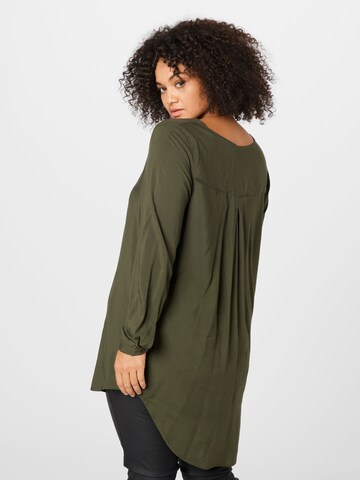 ABOUT YOU Curvy Blouse 'Mary' in Green