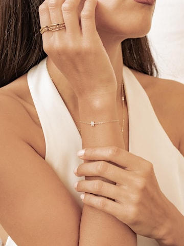 Hey Happiness Armband 'Sparkling Daisy' in Goud