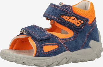 SUPERFIT Sandals & Slippers in Blue: front