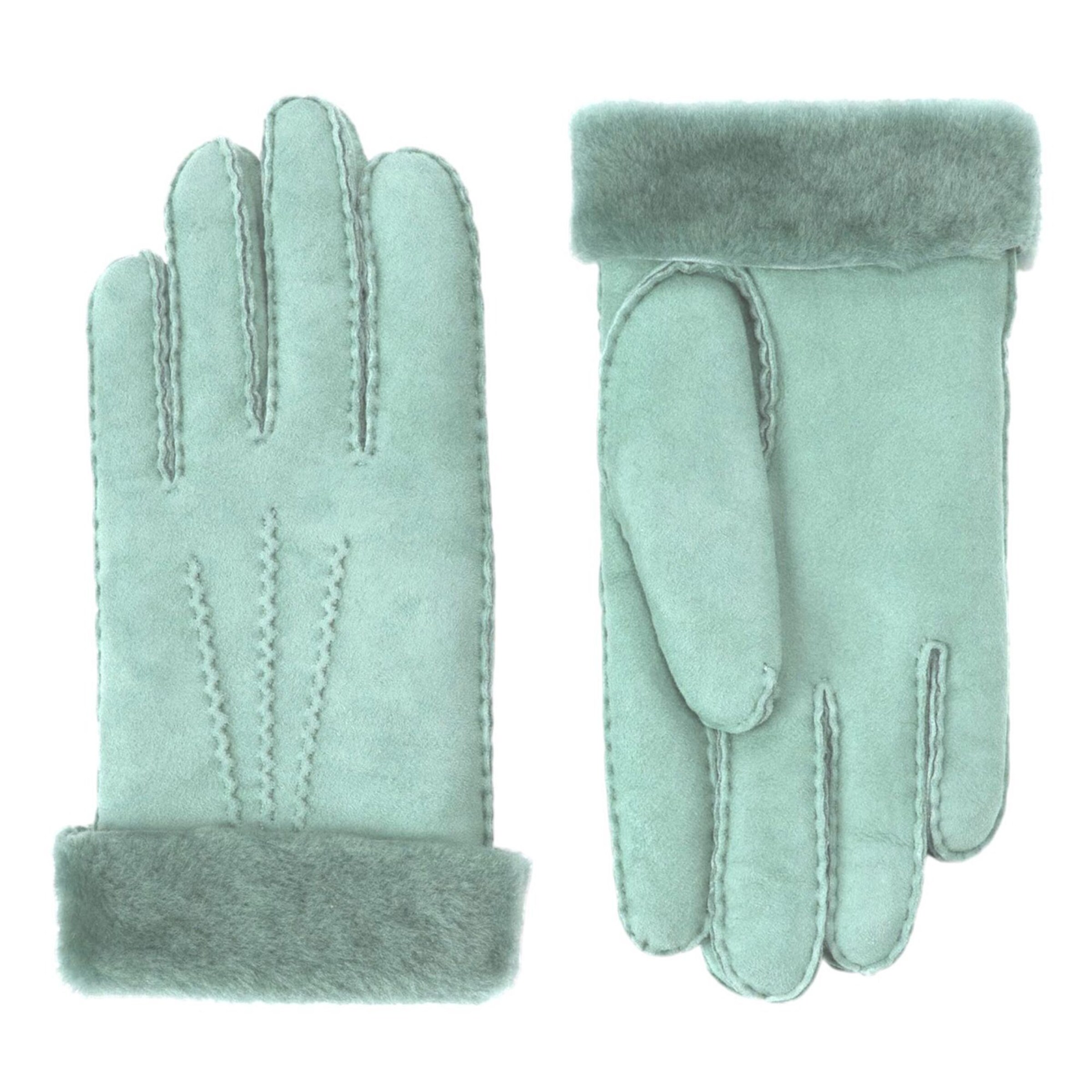KESSLER Full Finger Gloves 'Ilvy' in Green