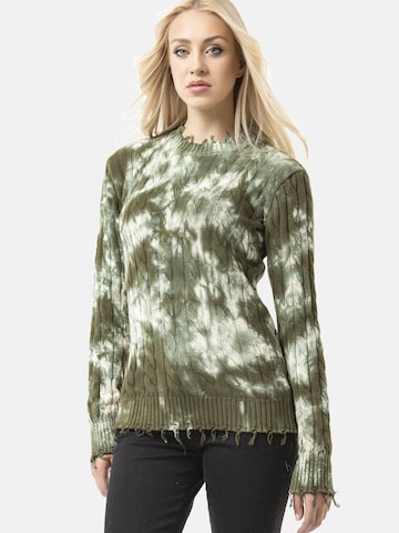 Pull-over CIPO & BAXX en vert : devant