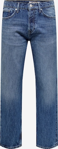 Only & Sons - Regular Calças de ganga em azul: frente