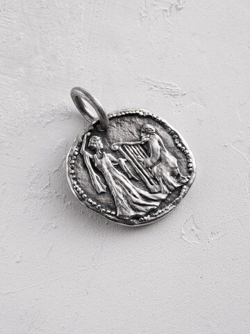 REYTEL Pendant 'GREEK COIN' in Silver: front