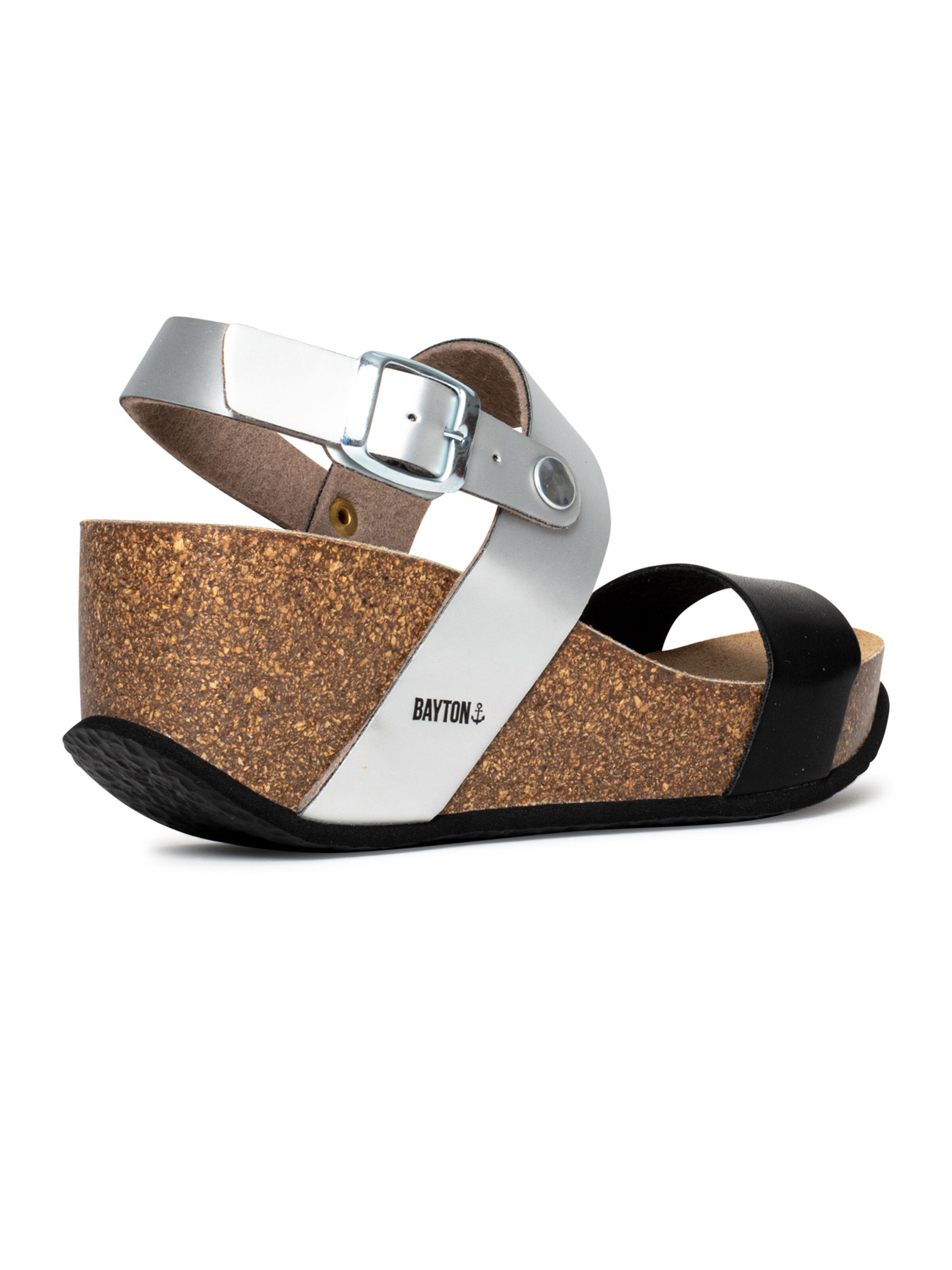 Sandale 'Selene' de la Bayton pe argintiu