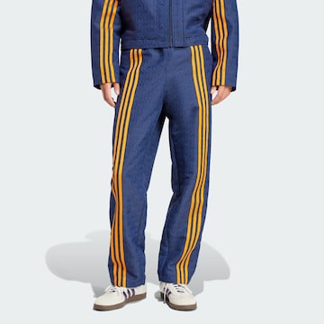 ADIDAS ORIGINALS Loose fit Trousers '70s Club' in Blue: front