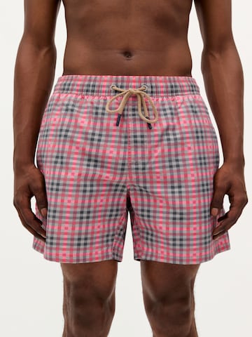 Scalpers Badeshorts 'Southland' in Pink: Vorderseite