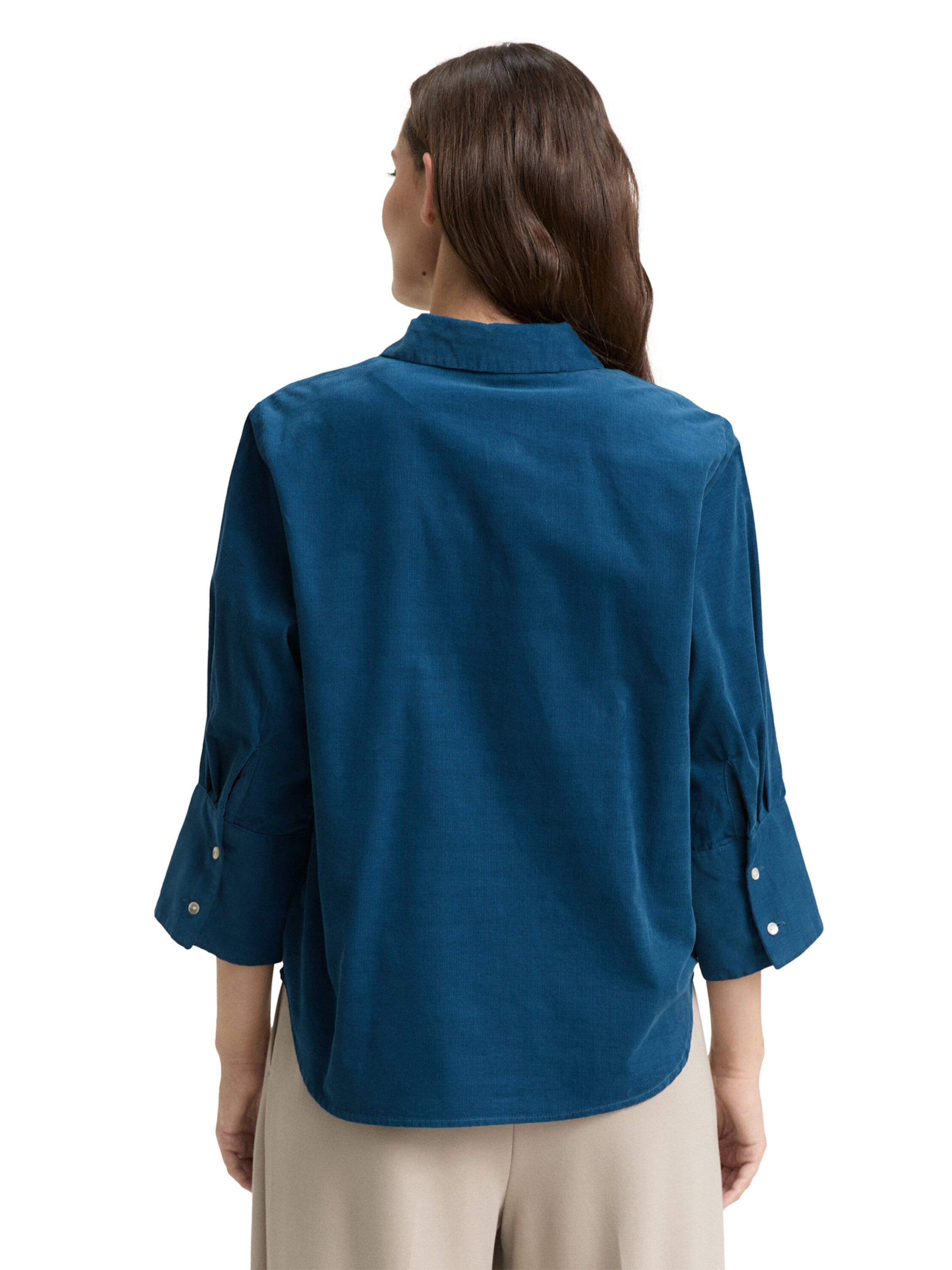 TOM TAILOR Bluse in Blau