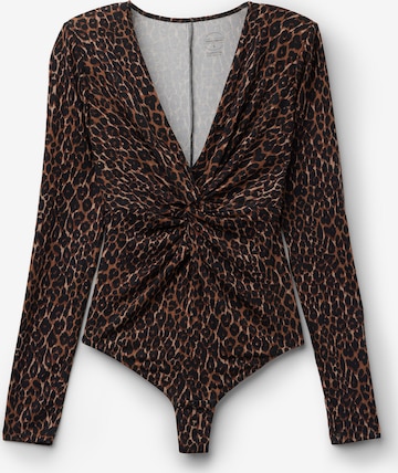 INTIMISSIMI Bodysuit in Brown: front