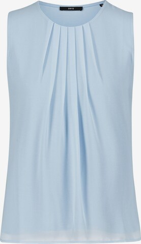 zero Blouse in Blauw: voorkant