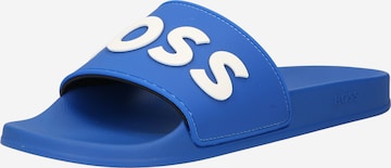 BOSS Mules 'Kirk' in Blue: front