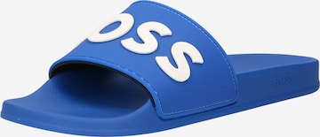 BOSS Black Mules 'Kirk' in Blue: front