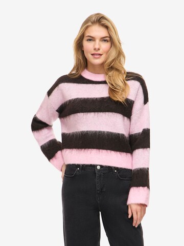 Pull-over 'NMSoff' Noisy may en rose : devant