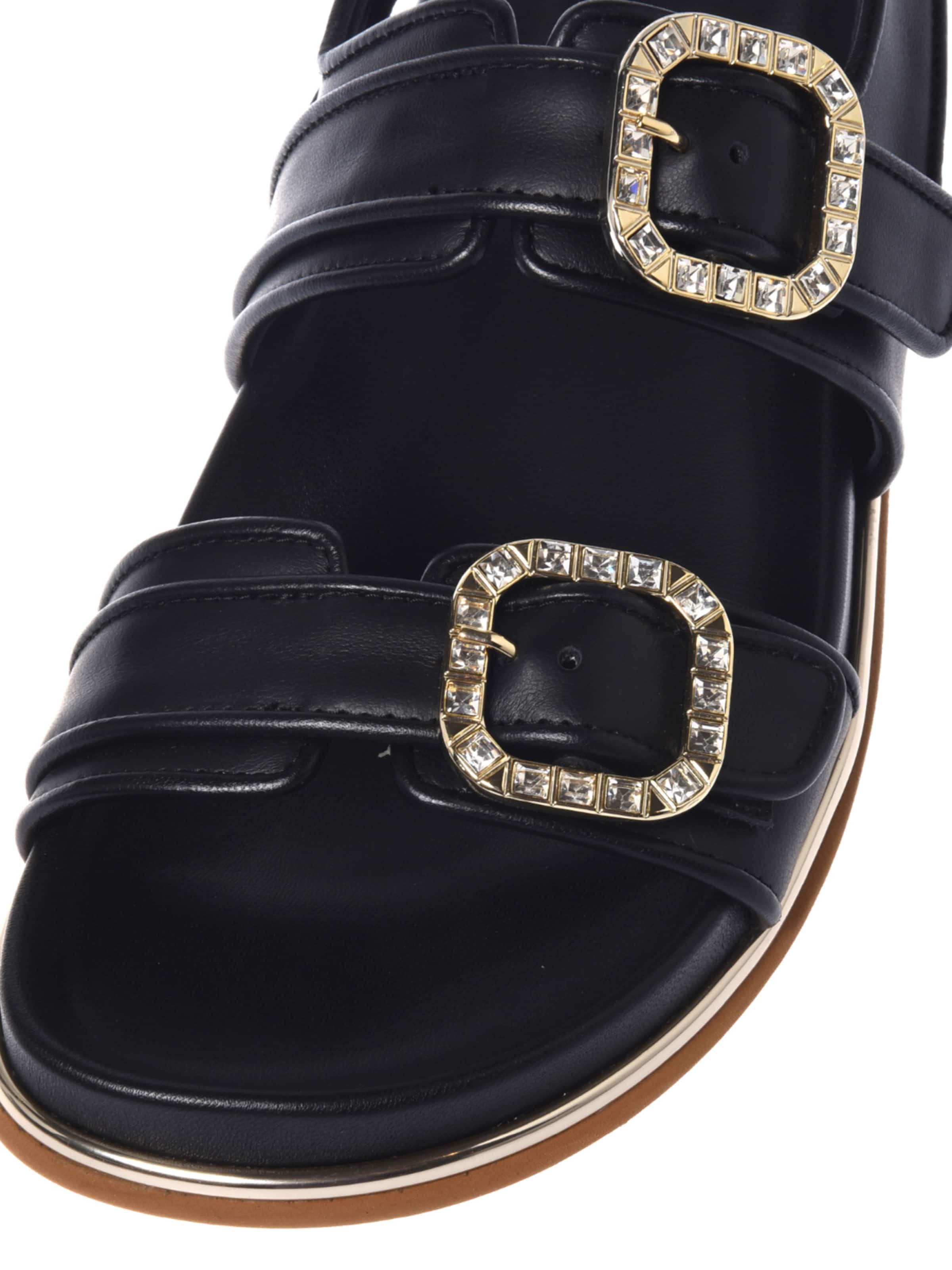 BALDININI Sandale in Schwarz