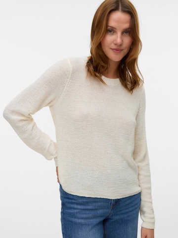 Pull-over 'VMNuevocharity' VERO MODA en beige : devant