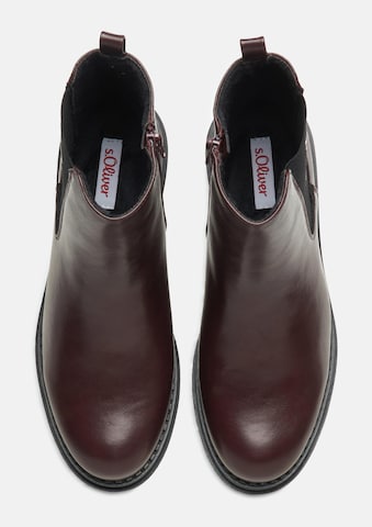 s.Oliver Chelsea boots in Rood