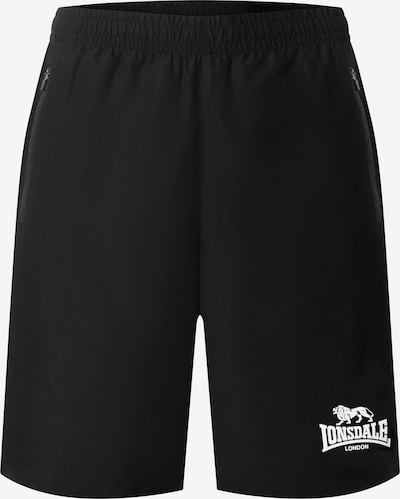 LONSDALE Sporta peldbikses 'Broxfield', krāsa - melns / balts, Preces skats
