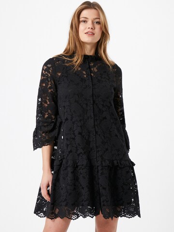 VERO MODA Платье-рубашка 'Aurelia' в Черный: спереди