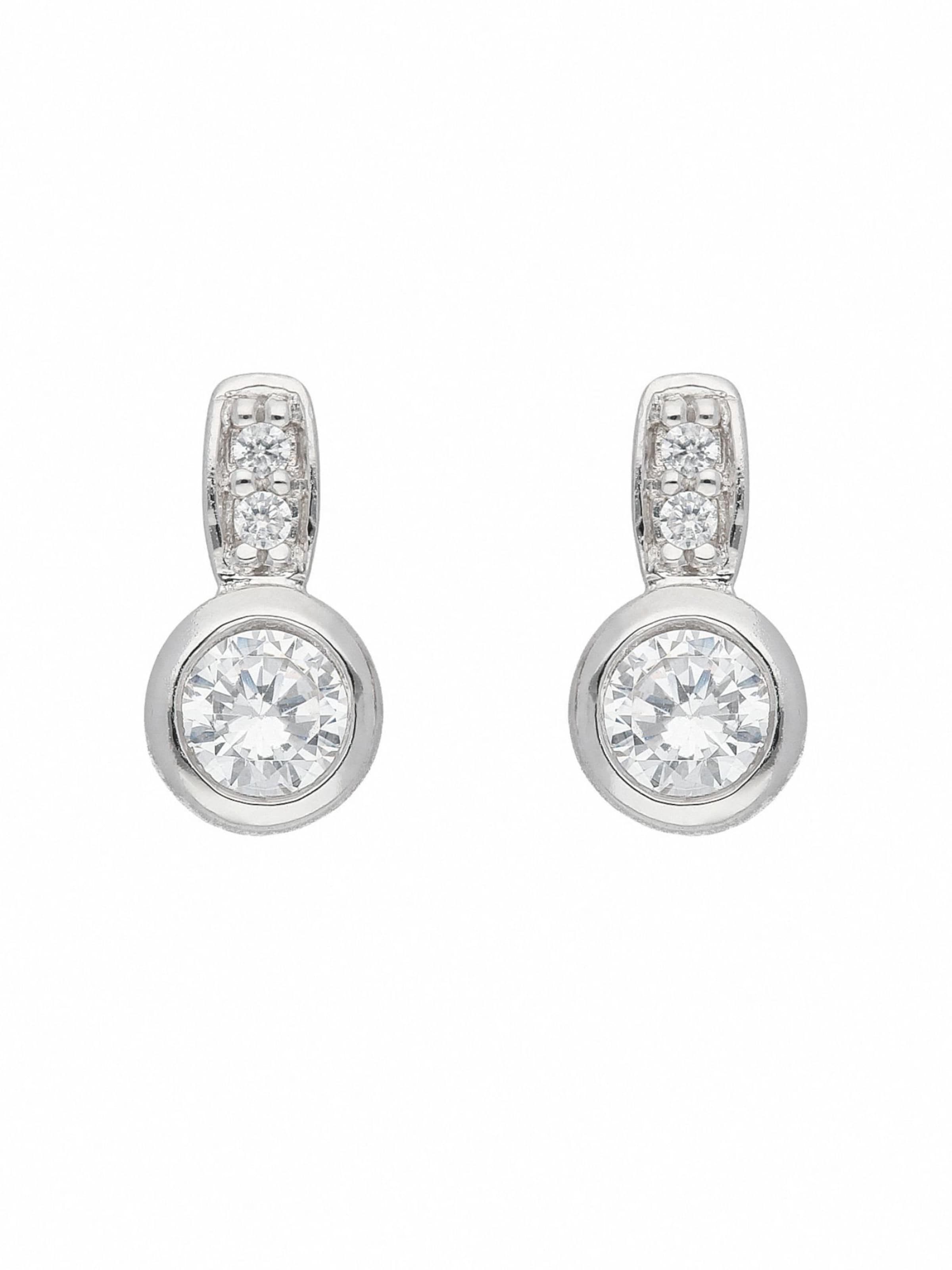Adelia´s Ohrringe in Silber: Vorderseite