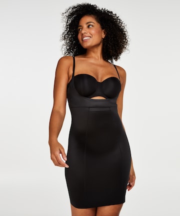 Hunkemöller - Vestido corpete em preto: frente