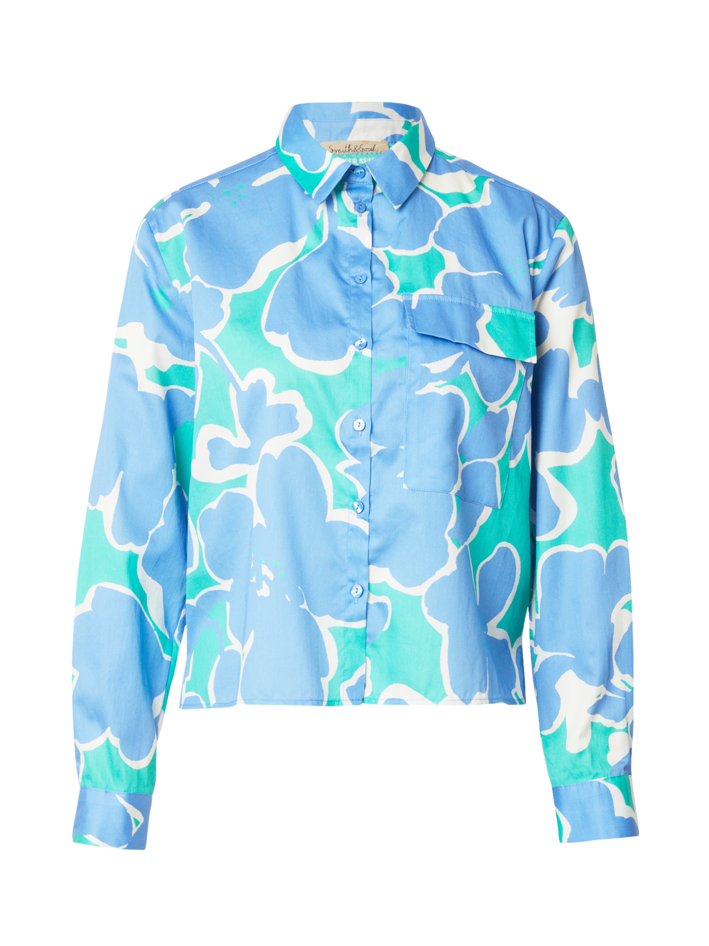Smith&Soul Blúzka - Modrá: predná strana