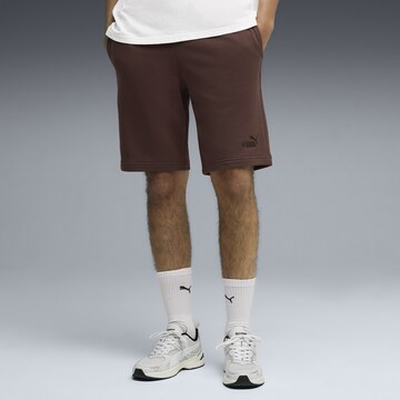 PUMA Regular Sportbroek 'Essentials No. 1' in Bruin: voorkant
