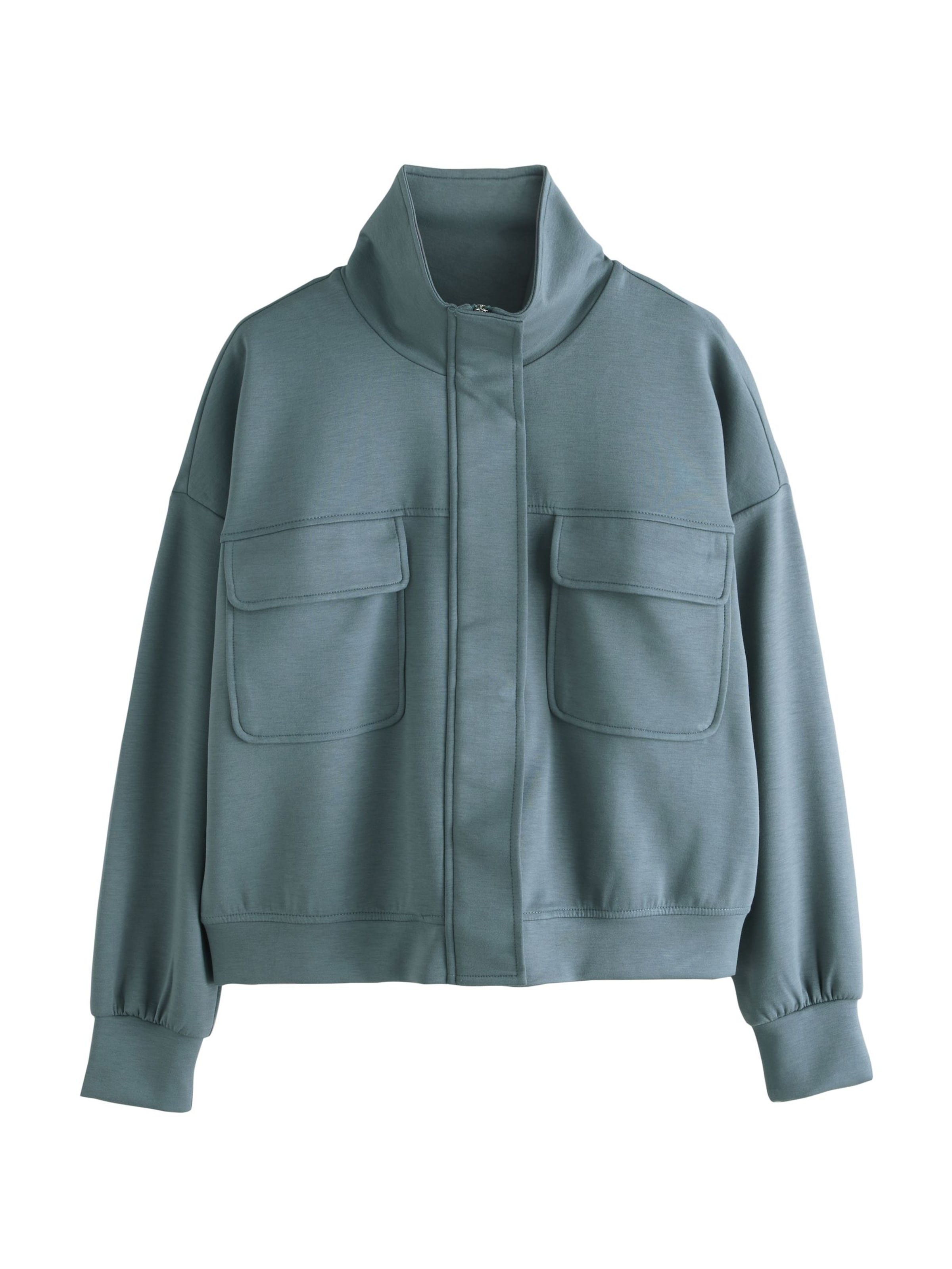 Next Преходно яке &#x27;Slinky Supersoft&#x27; в синьо: отпред