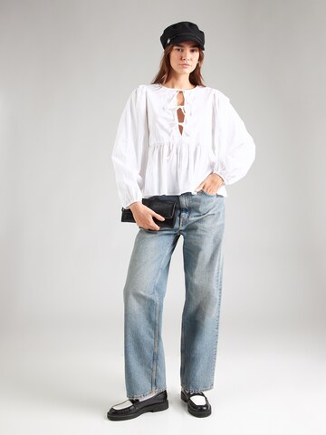 PIECES Blouse 'PCJolly' in White