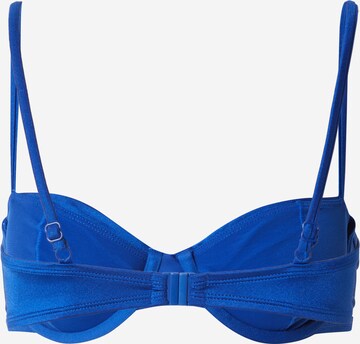 Hunkemöller T-shirt Bikinitop 'Bari' in Blauw