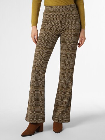 Marie Lund Boot cut Leggings in Green: front