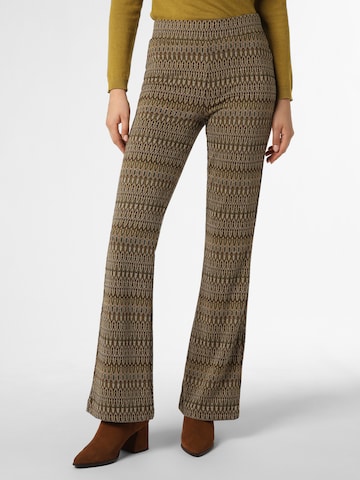 Marie Lund Boot cut Leggings in Green: front