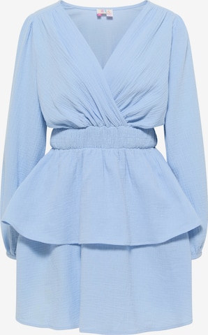 IZIA Summer Dress in Blue: front