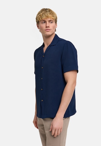Kronstadt Regular fit Overhemd 'Fawn' in Blauw