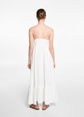 MANGO TEEN Kleid 'Art' in Weiß