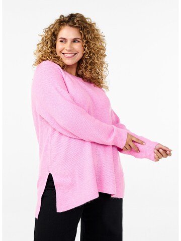 Zizzi Svetr 'Casunny' – pink