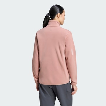 ADIDAS TERREX Λειτουργική ζακέτα φλις 'Essentials' σε ροζ