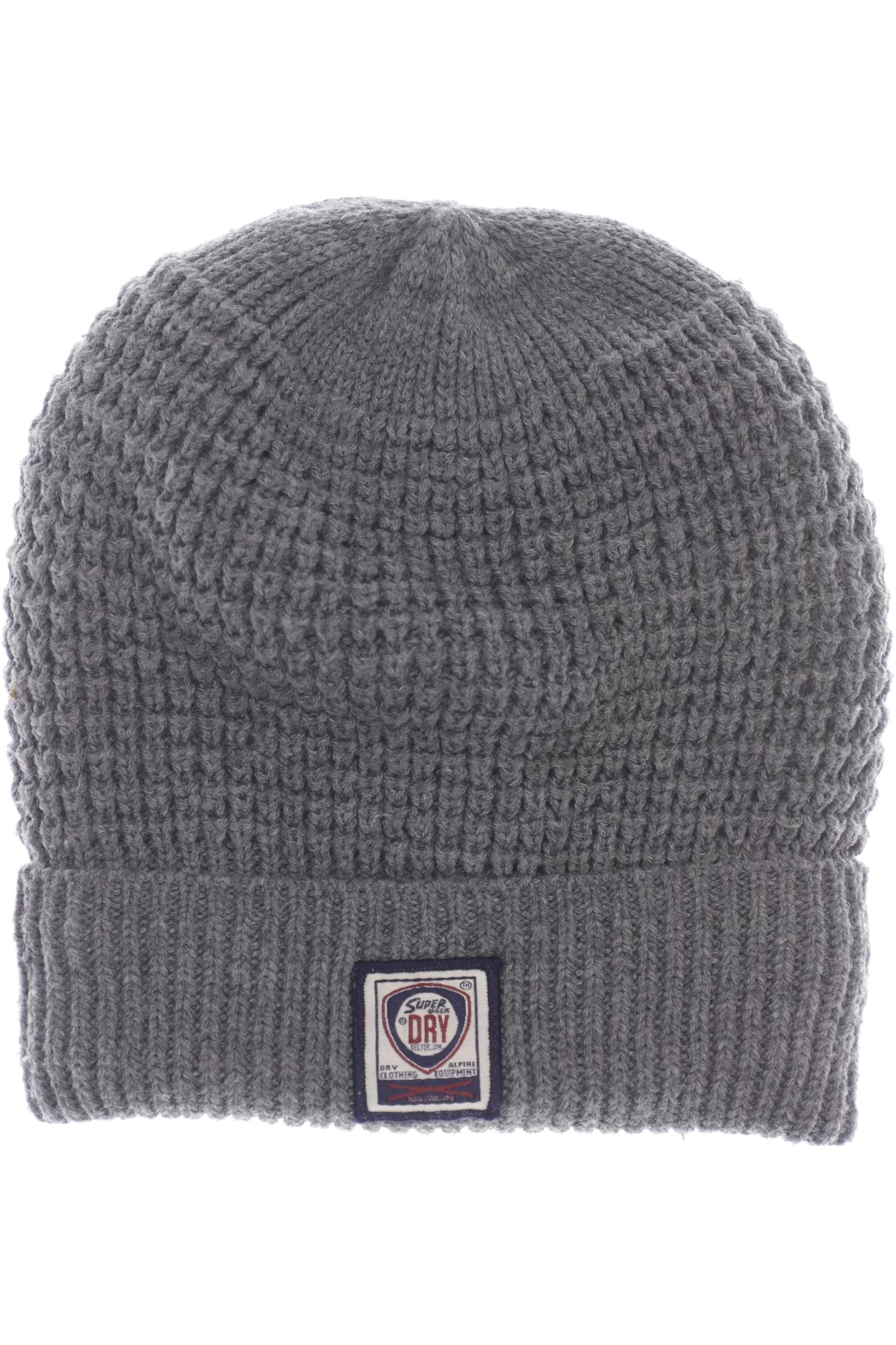 Superdry Hut oder Mütze One Size in Grau: Vorderseite