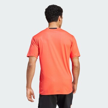 ADIDAS PERFORMANCE Functioneel shirt 'D4T Strength Workout' in Rood