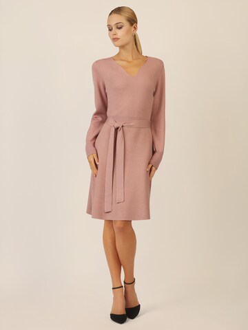 APART Knitted dress in Beige