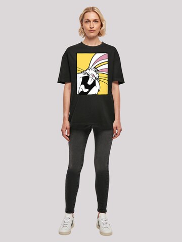 F4NT4STIC T-Shirt 'Looney Tunes Bugs Bunny Laughing' in Schwarz