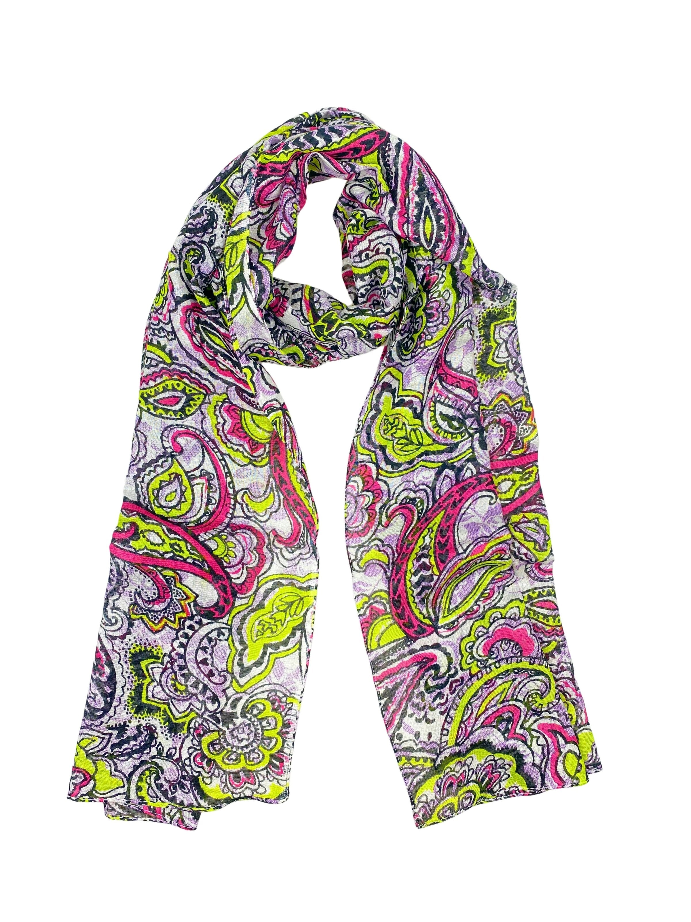 COLLEZIONE ALESSANDRO Scarf 'Grashopper' in White: front