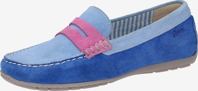 SIOUX Mokassin 'Carmona-700' in blau / hellblau / hellpink, Produktansicht