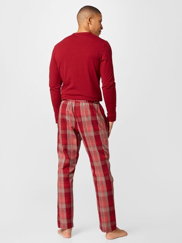 Calvin Klein Underwear Long Pajamas in Red