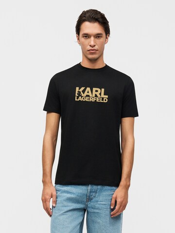 Karl Lagerfeld Tričko – černá: přední strana