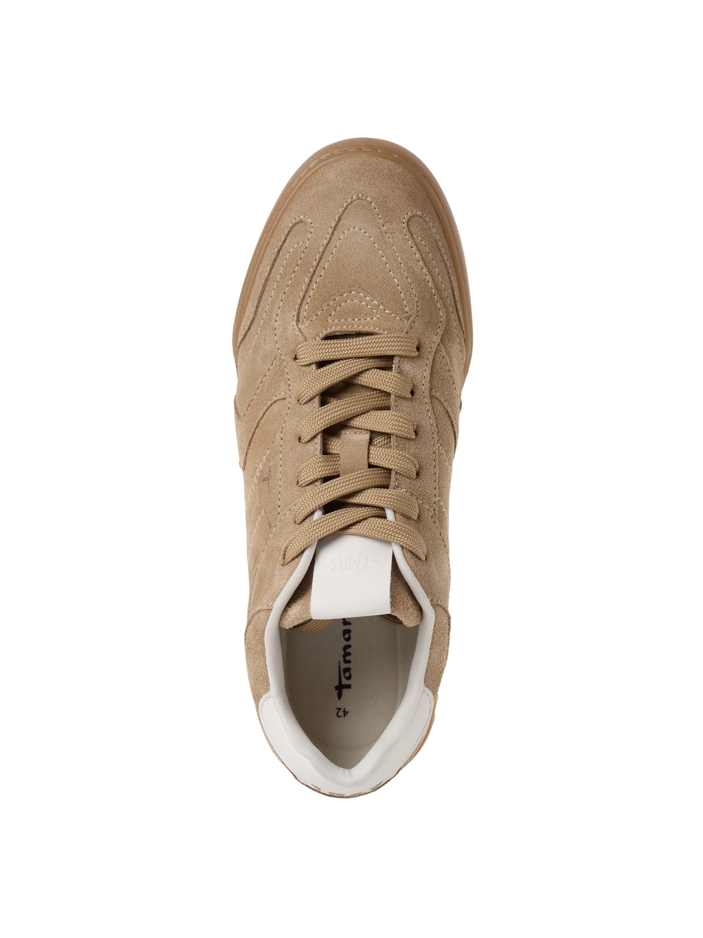 Tamaris Platform trainers in Beige