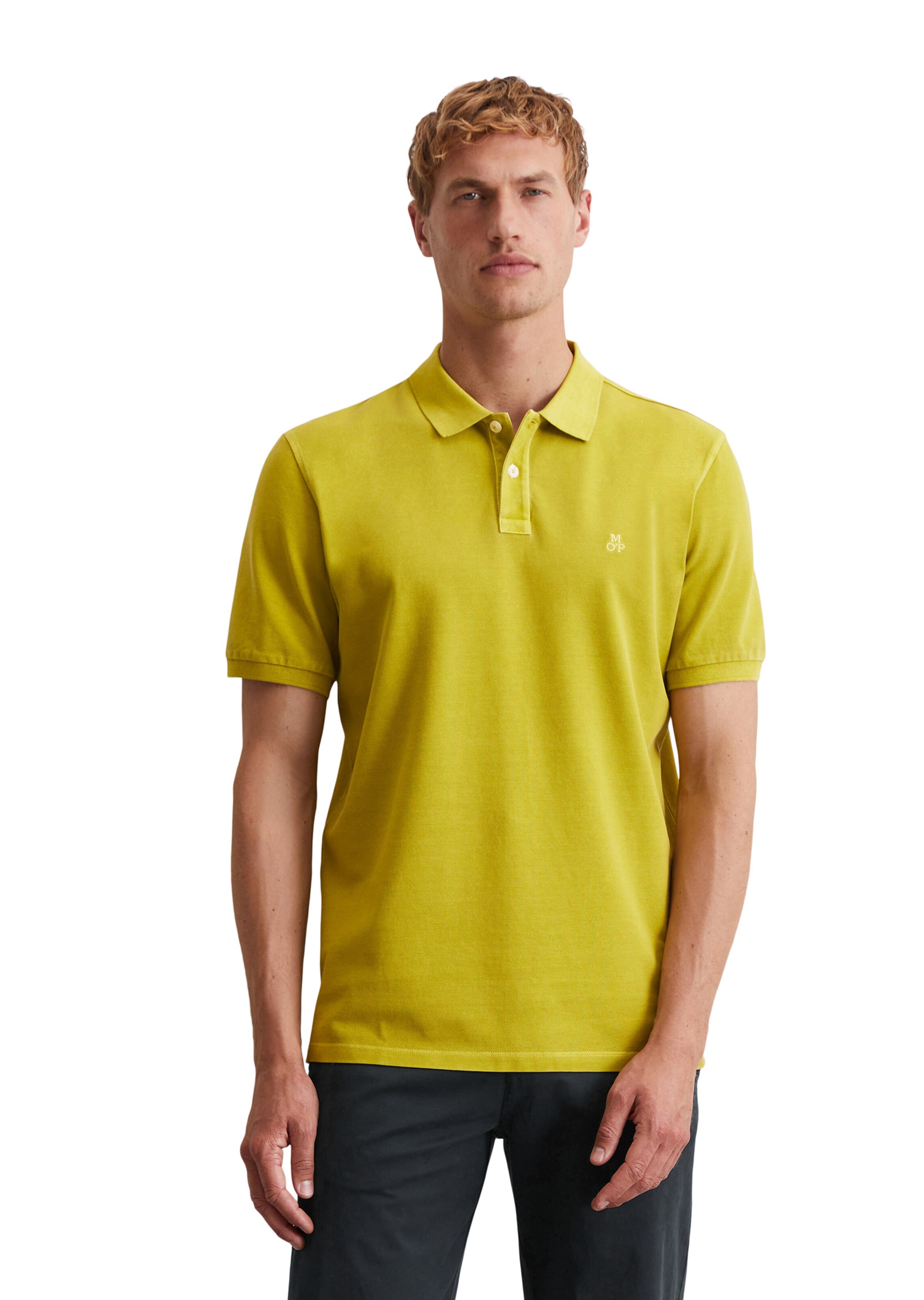 Marc O'Polo Shirt in Geel: voorkant
