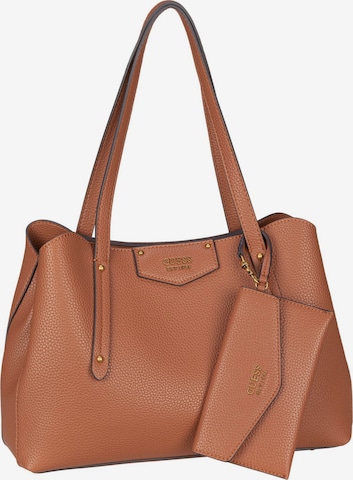 Cabas GUESS en marron : devant