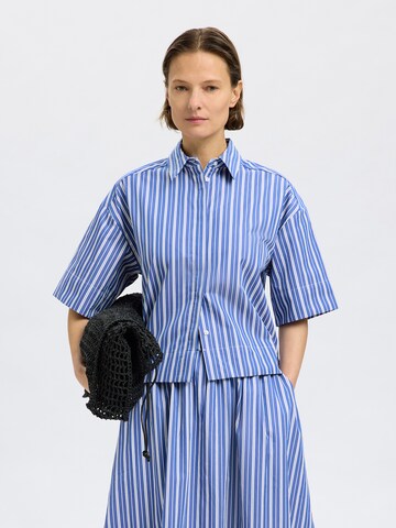 SELECTED FEMME Blouse 'SLFFia' in Blue: front