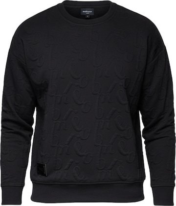 Sweat-shirt Ombre en noir : devant