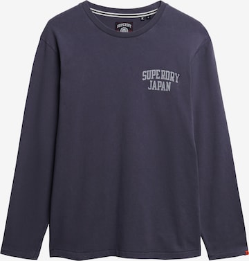 Superdry Shirt 'Athletic Essentials' in Lila: voorkant